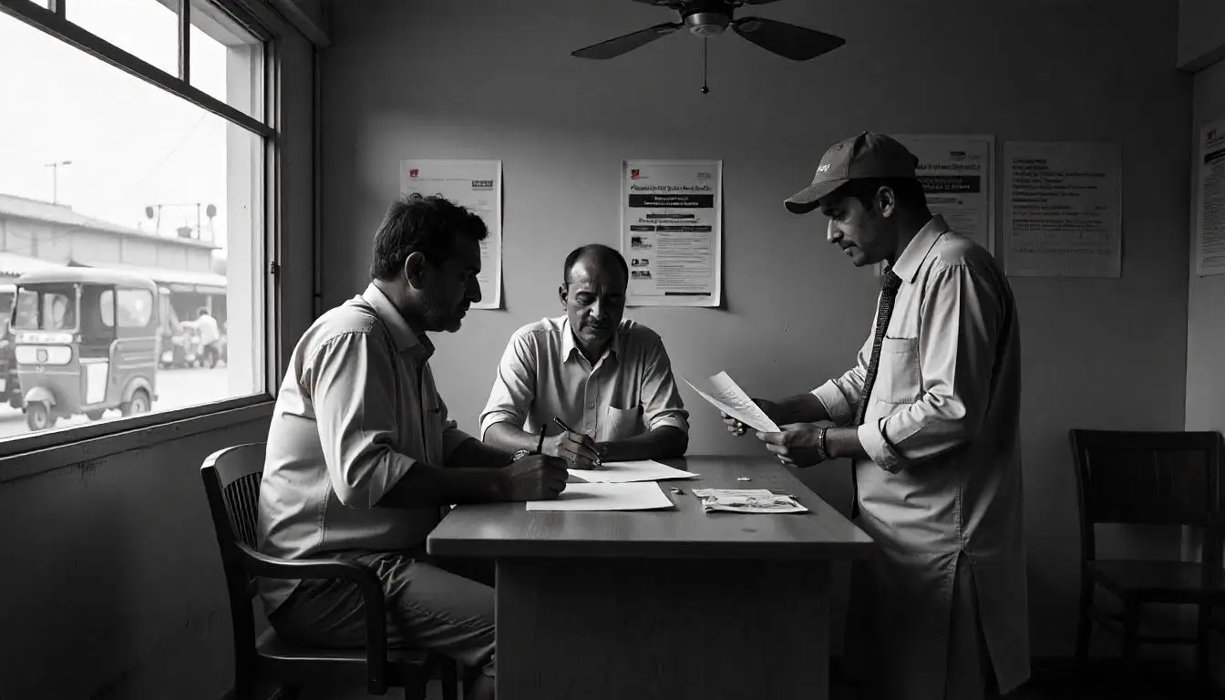 ব্যাংকে ঋণের কফিল