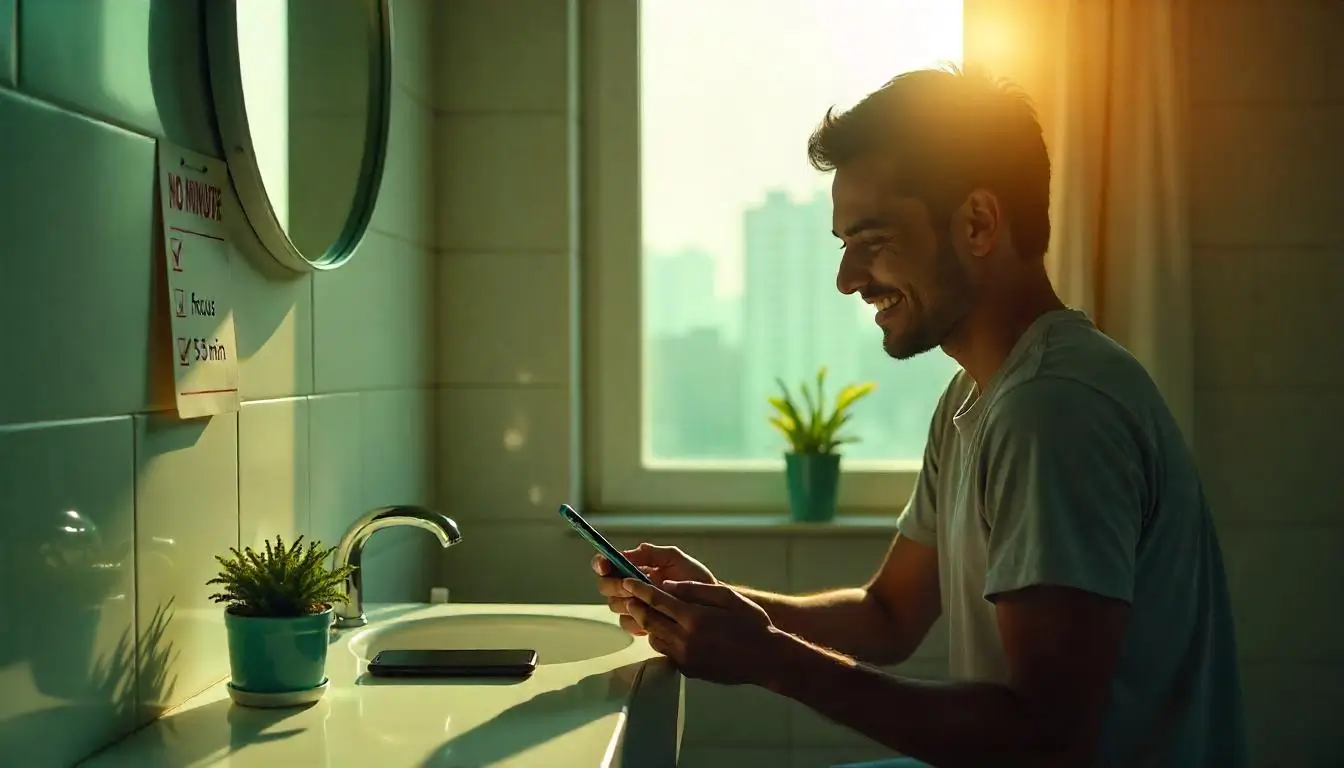টয়লেটে সময় কমানোর পরামর্শ